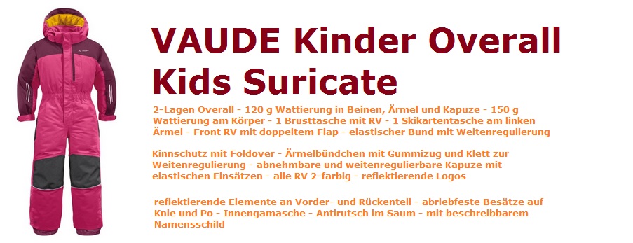 Vaude Kids Ski Overall
